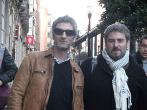 The Jury Ernesto Alterio and Director of Festival Nacho Carballo